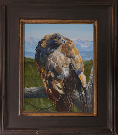 Golden Eagle 14x11 $1300 at Hunter Wolff Gallery